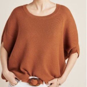 By Anthropologie Vanessa Knit Poncho Sweater